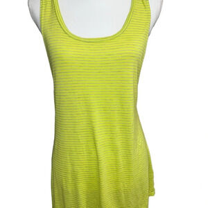 Beyond Yoga Big Reveal Yoga Tank Women’s Size Medium Yellow‎ and Gray